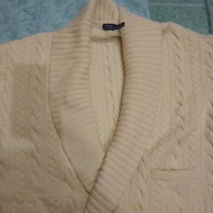Polo Ralph Lauren Cable Shawl Cardigan Wrap